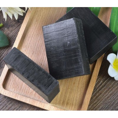 OEM Private Label Organic Black Soap Natural Bamboo Charcoal Handmade Soap Whitening Soap